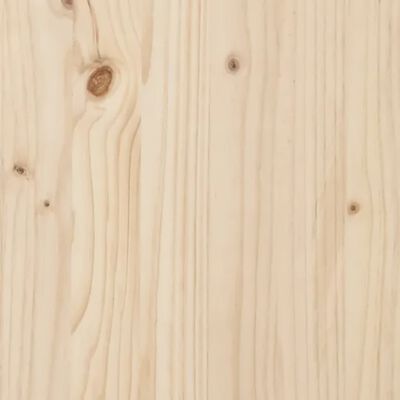 vidaXL Aparador madera maciza de pino gris 110x40x78 cm – Bechester