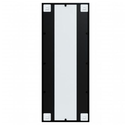 vidaXL Espejos de pared 2 uds metal negro 100x40 cm