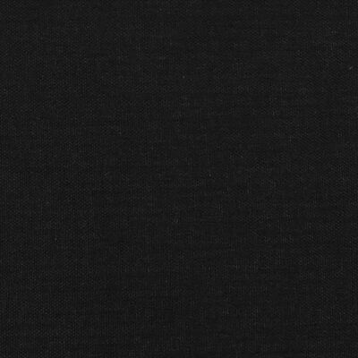 vidaXL Cabecero de tela negro 203x23x78/88 cm