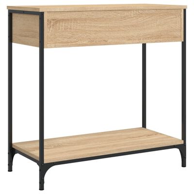 vidaXL Mesa consola madera de ingeniería roble Sonoma 75x34,5x75 cm