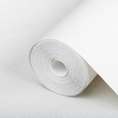 vidaXL Papel pintado 3D no tejido beige liso 10x0,53 m