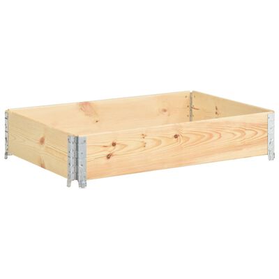 vidaXL Collar de caja de pallet madera maciza de pino 50x100 cm