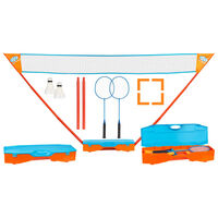 Get & Go Set de bádminton inmediato azul y naranja