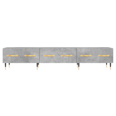 vidaXL Mueble para TV madera de ingeniería gris hormigón 150x36x30 cm