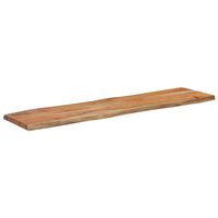 vidaXL Tablero rectangular madera de acacia borde vivo 140x40x2,5 cm