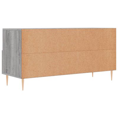 vidaXL Mueble de TV madera de ingeniería gris Sonoma 102x36x50 cm