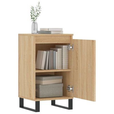 vidaXL Aparadores 2 uds madera de ingeniería roble Sonoma 40x35x70 cm