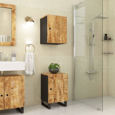 vidaXL Mueble de baño madera maciza de mango 38x33x58 cm