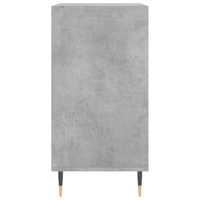 vidaXL Aparador madera de ingeniería gris hormigón 57x35x70 cm