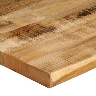 vidaXL Tablero de mesa borde natural madera maciza mango 70x60x2,5 cm