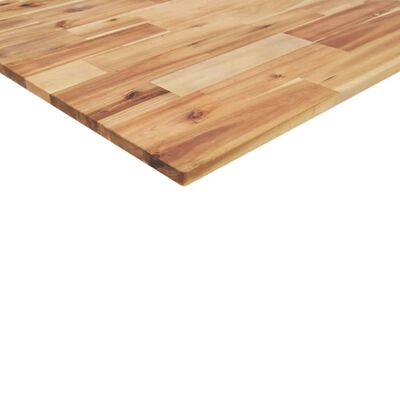 vidaXL Estante flotante madera acacia maciza acabado aceite 120x40x2cm