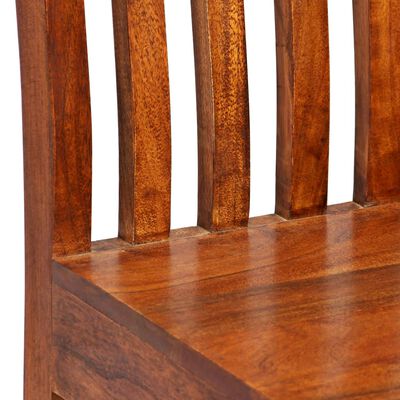 vidaXL Sillas de comedor 4 unidades madera maciza moderna