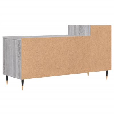 vidaXL Mueble de TV madera contrachapada gris Sonoma 100x35x55 cm