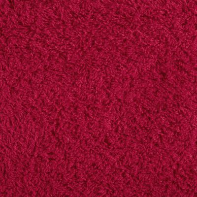 vidaXL Toallas de sauna SOLUND 10 unidades rojo 80x200 cm 600 gsm