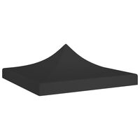 vidaXL Techo de carpa para celebraciones negro 2x2 m 270 g/m²