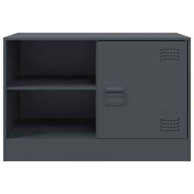 vidaXL Mueble para TV de acero gris antracita 67x39x44 cm