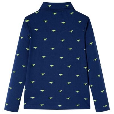 Camisa infantil azul marino 104