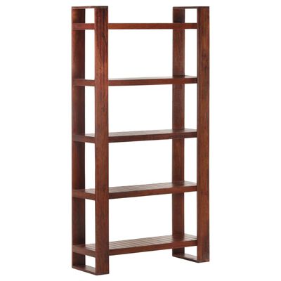 vidaXL Librería de madera maciza de acacia marrón miel 85x30x166 cm