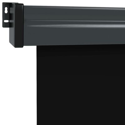 vidaXL Toldo lateral de balcón negro 145x250 cm