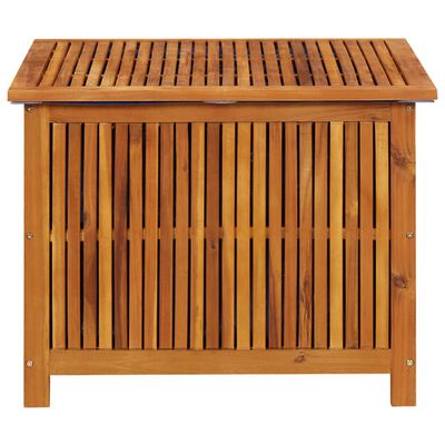 vidaXL Caja de almacenaje de jardín madera maciza acacia 75x75x58 cm