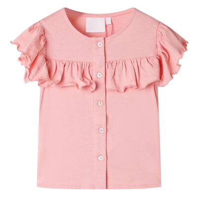 Camiseta infantil rosa 92