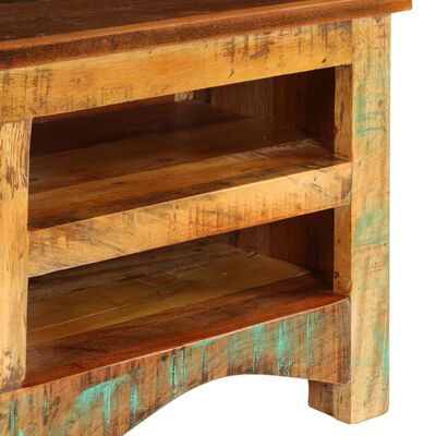 vidaXL Mueble para la TV madera maciza reciclada 80x30x40 cm