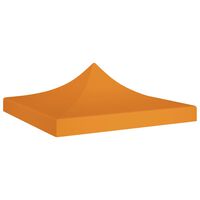 vidaXL Techo de carpa para celebraciones naranja 2x2 m 270 g/m²