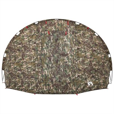 vidaXL Tienda de pesca para 5 personas impermeable camuflaje