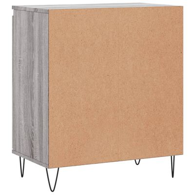 vidaXL Aparador de madera contrachapada gris Sonoma 60x35x70 cm