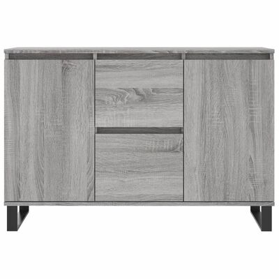 vidaXL Aparador de madera de ingeniería gris Sonoma 104x35x70 cm