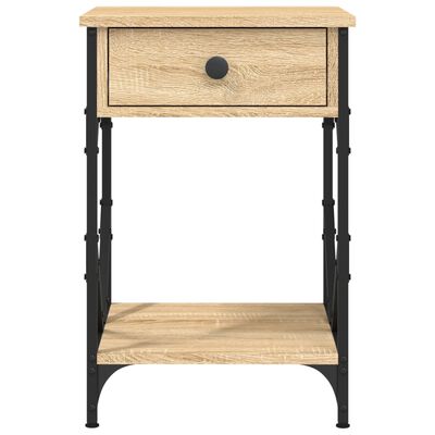 vidaXL Mesita de noche madera contrachapada roble sonoma 40x42x60 cm