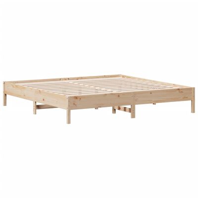 vidaXL Estructura de cama madera maciza de pino 180x200 cm