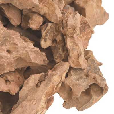vidaXL Piedras de dragón marrón 25 kg 1-10 cm