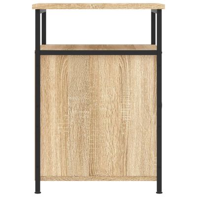 vidaXL Mesita de noche madera contrachapada roble sonoma 40x42x60 cm