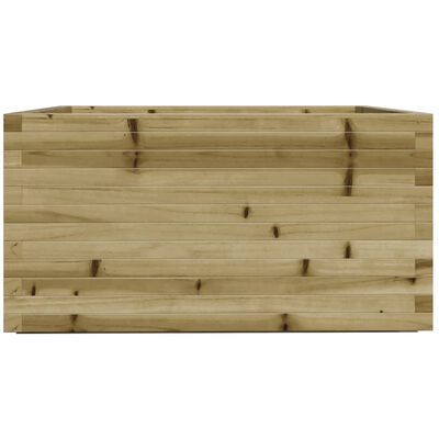 vidaXL Jardinera madera de pino impregnada 90x90x49,5 cm