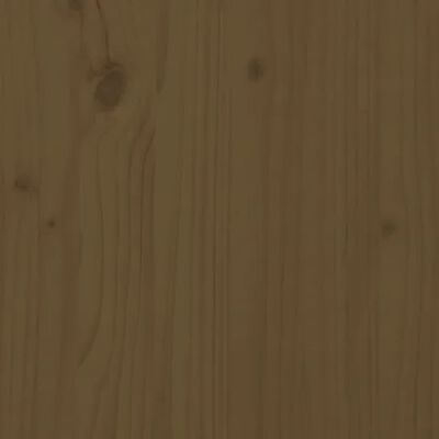 vidaXL Mesa de centro madera maciza de pino marrón miel 102x49x55 cm