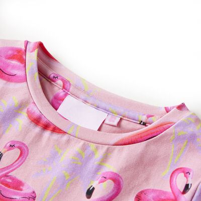 Vestido infantil rosa claro 140