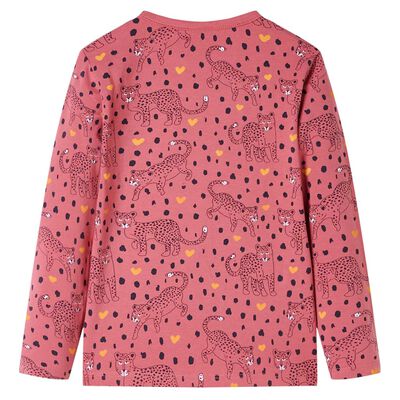 Pijama infantil de manga larga rosa viejo 104