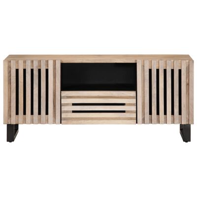 vidaXL Mueble de TV madera maciza de mango 100x34x46 cm