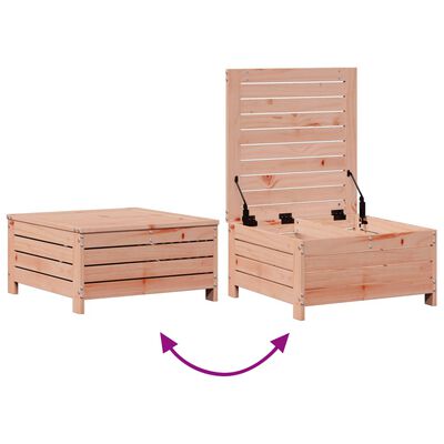 vidaXL Juego de muebles jardín 4 pzas y cojines madera abeto Douglas