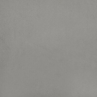 vidaXL Cabecero de terciopelo gris claro 93x16x78/88 cm