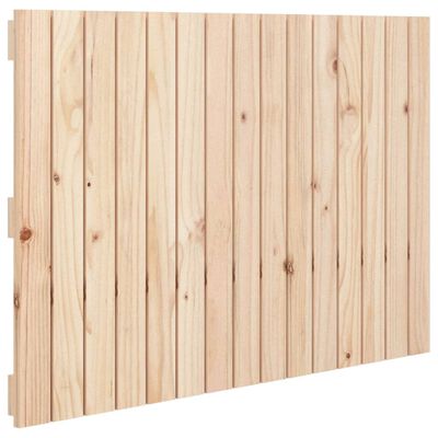 vidaXL Cabecero de cama de pared madera maciza de pino 95,5x3x60 cm