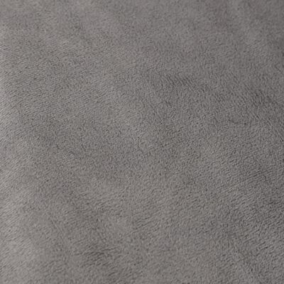vidaXL Manta con peso tela gris 200x200 cm 13 kg
