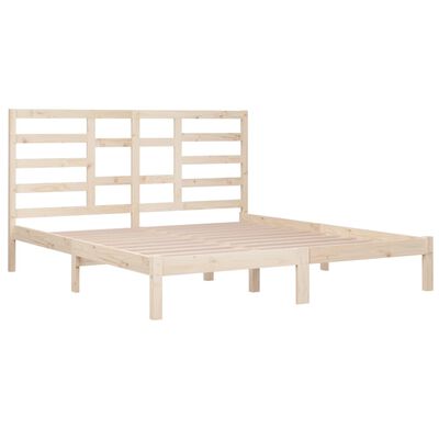 vidaXL Estructura de cama sin colchón madera maciza 180x200 cm