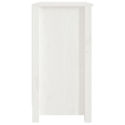 vidaXL Estantería madera maciza de pino blanca 50x35x68 cm