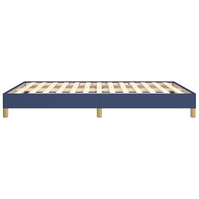 vidaXL Cama sin colchón tela azul 140x190 cm