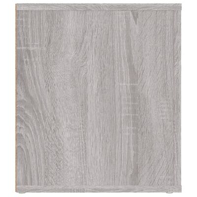 vidaXL Mueble de TV madera contrachapada gris Sonoma 100x35x40 cm