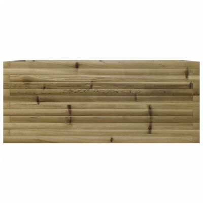 vidaXL Jardinera madera de pino impregnada 110x60x45,5 cm