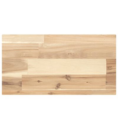 vidaXL Estantes flotantes 3 uds madera acacia sin tratar 40x20x4 cm