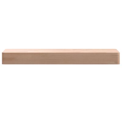 vidaXL Estante de pared madera maciza de haya 40x20x4 cm